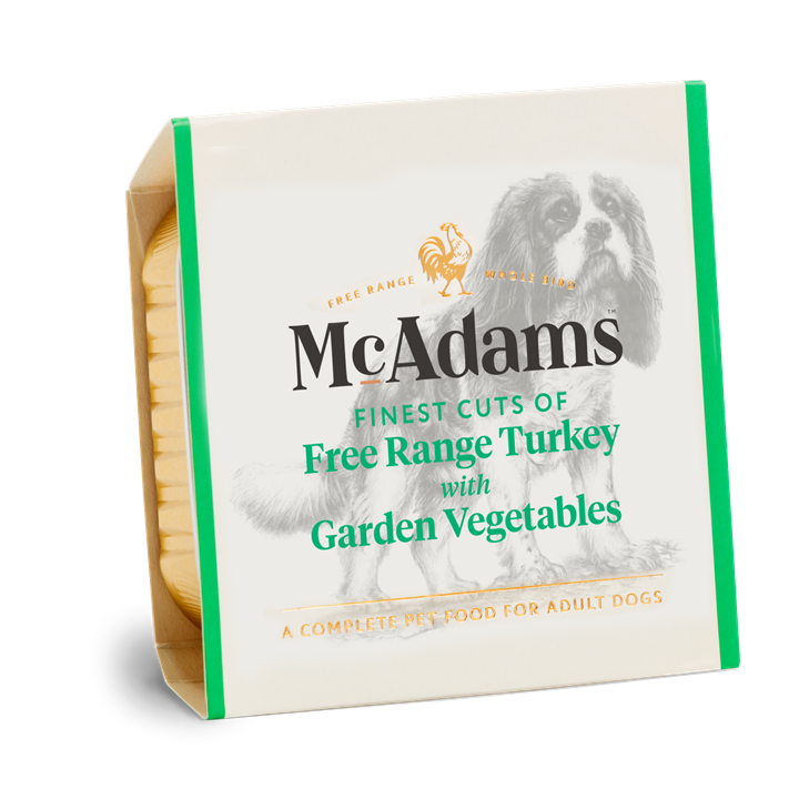 McAdams Turkey with Vegetables Wet Dog Food 150g