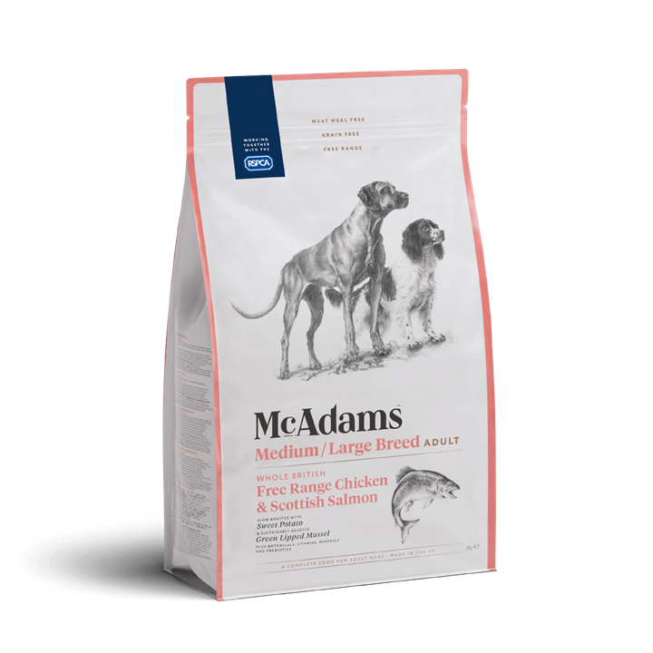 McAdams Chicken & Salmon Medium / Large Breed Dry Dog Food