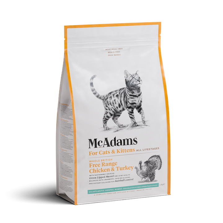 McAdams Chicken & Turkey Kitten & Cat Dry Food