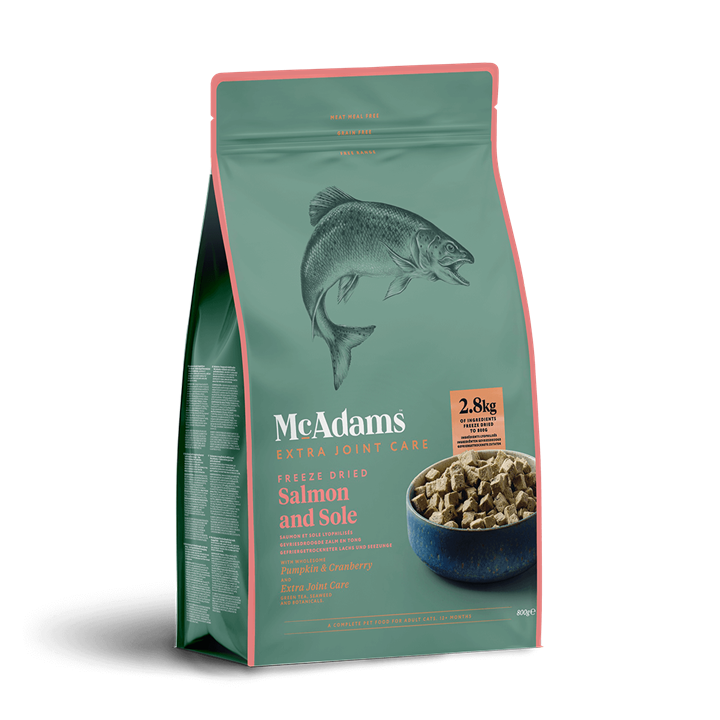 McAdams Salmon & Sole Freeze Dried Cat Food