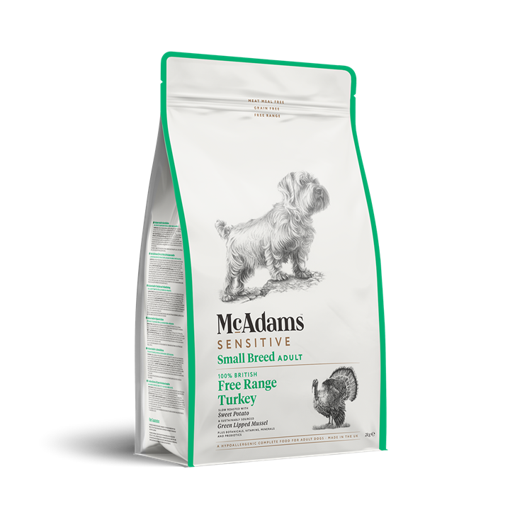 McAdams Sensitive Turkey Small Breed Dry Dog Food Premium Dog Food