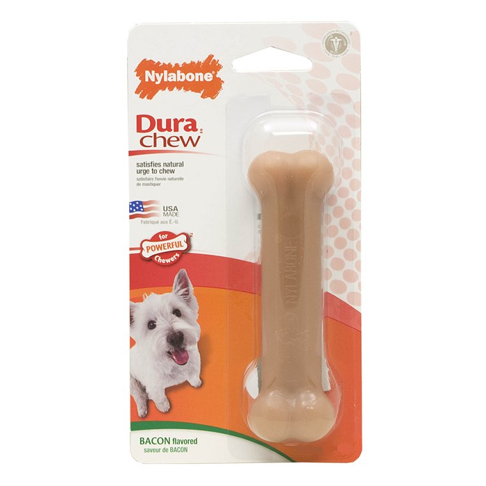 Nylabone Dura Chew Bone Bacon Dog Chew