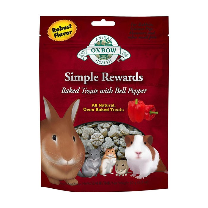 Oxbow Simple Rewards Baked Treat Bell Pepper 60g