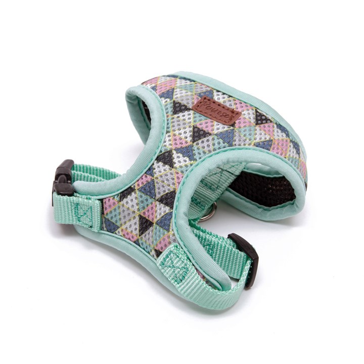 Great & Small Penrose Geometric Triangle Mesh Dog Harness