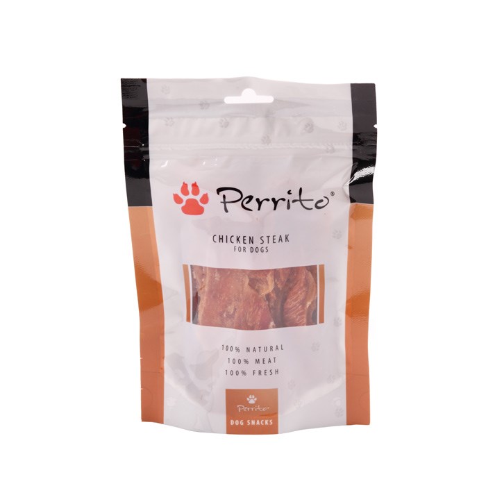 Perrito 100% Chicken Steak Dog Treats 100g