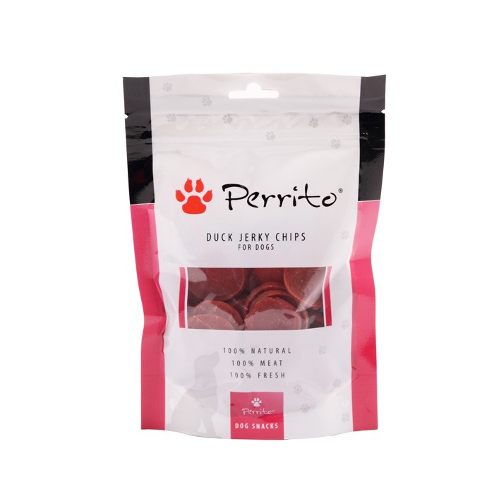 Perrito 100% Duck Jerky Chips Dog Treats 100g