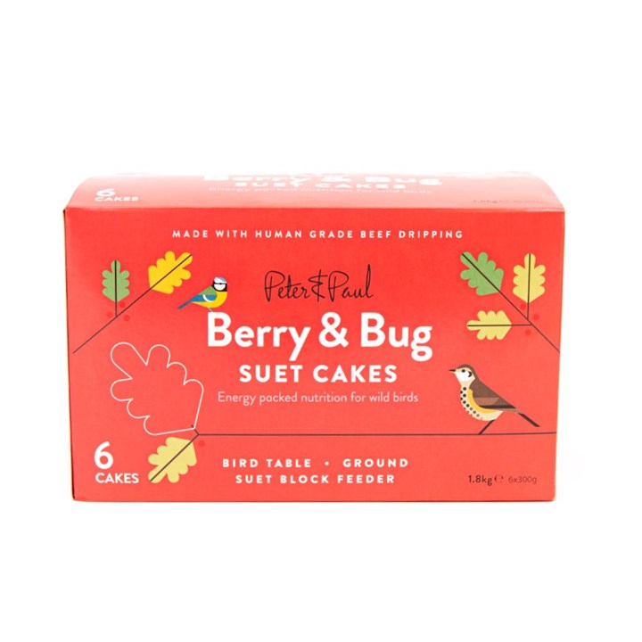 Peter&Paul Berry & Bug Wild Bird Suet Cake