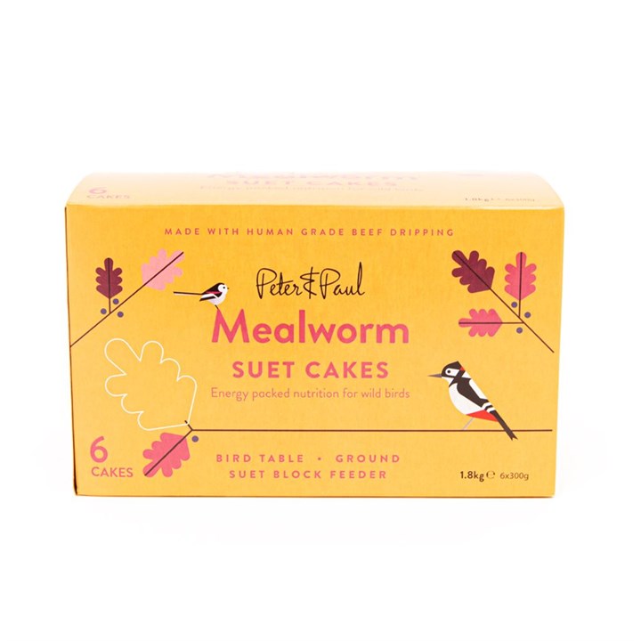 Peter&Paul Mealworm Wild Bird Suet Cake