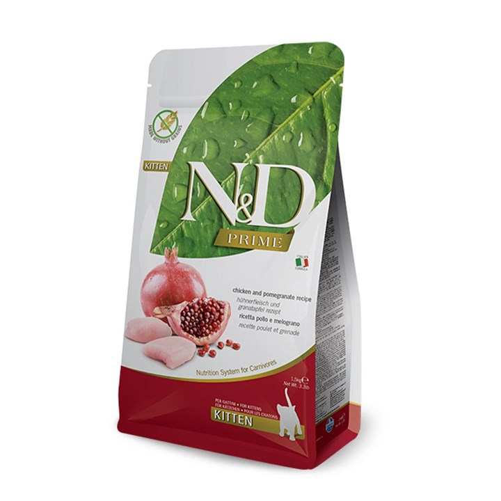 Natural & Delicious Kitten Food Prime Chicken & Pomegranate