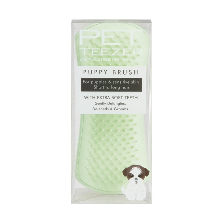 Pet Teezer Puppy Grooming Brush Mint