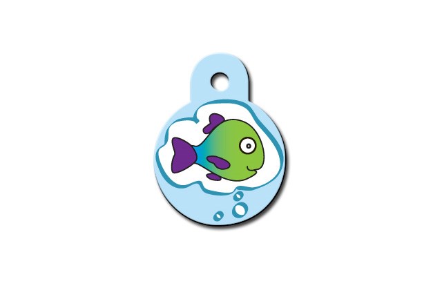 Quick Tag Small Fish Dream Circle ID Tag