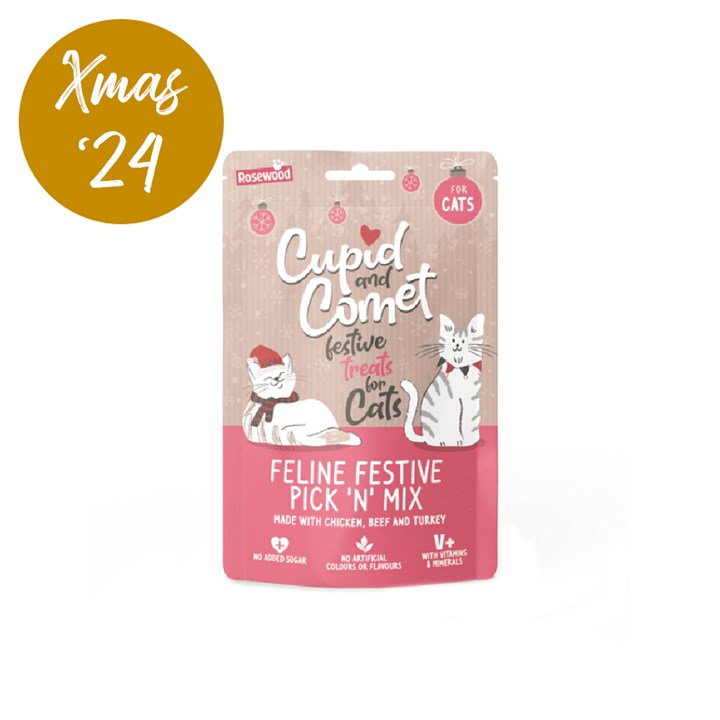 Rosewood Cupid and Comet Christmas Pick 'n' Mix Cat Treats