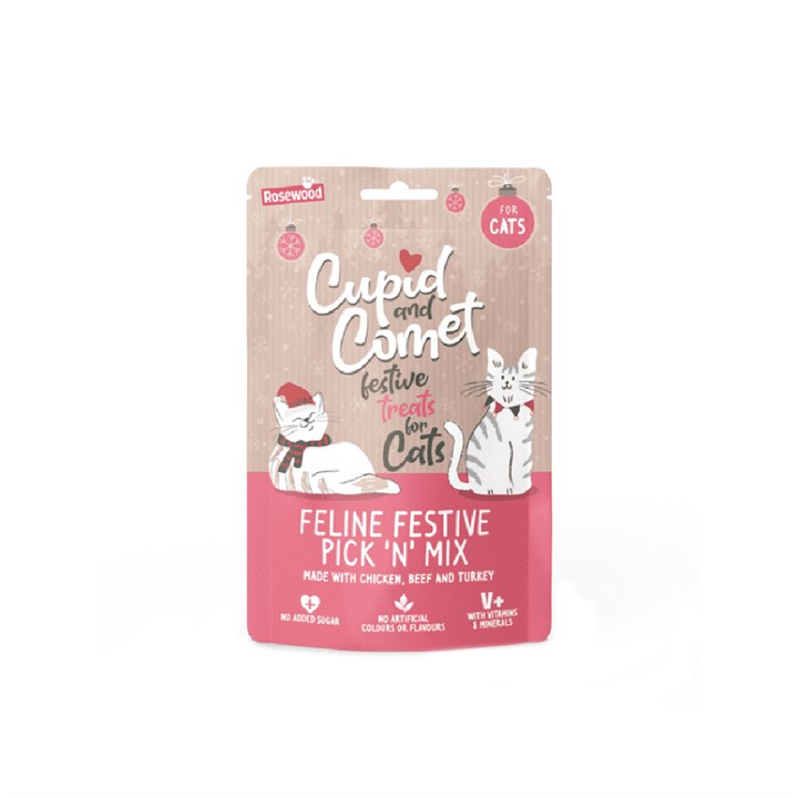 Rosewood Cupid & Comet Christmas Pick 'n' Mix Cat Treats