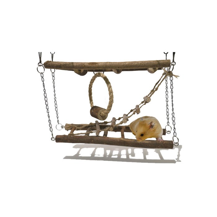 Rosewood Activity Suspension Bridge Small Animal Toy