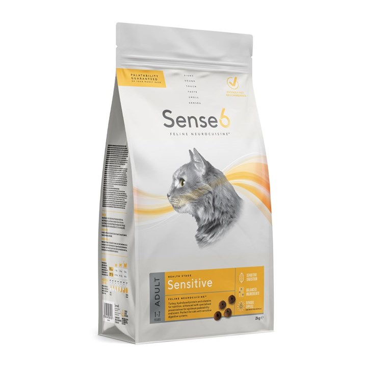 Sense6 Sensitive Turkey Adult Cat Dry Food