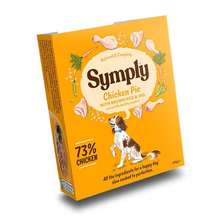 Symply Chicken Pie Adult Wet Dog Food 395g