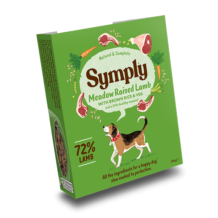 Symply Meadow Raised Lamb Adult Wet Dog Food 395g