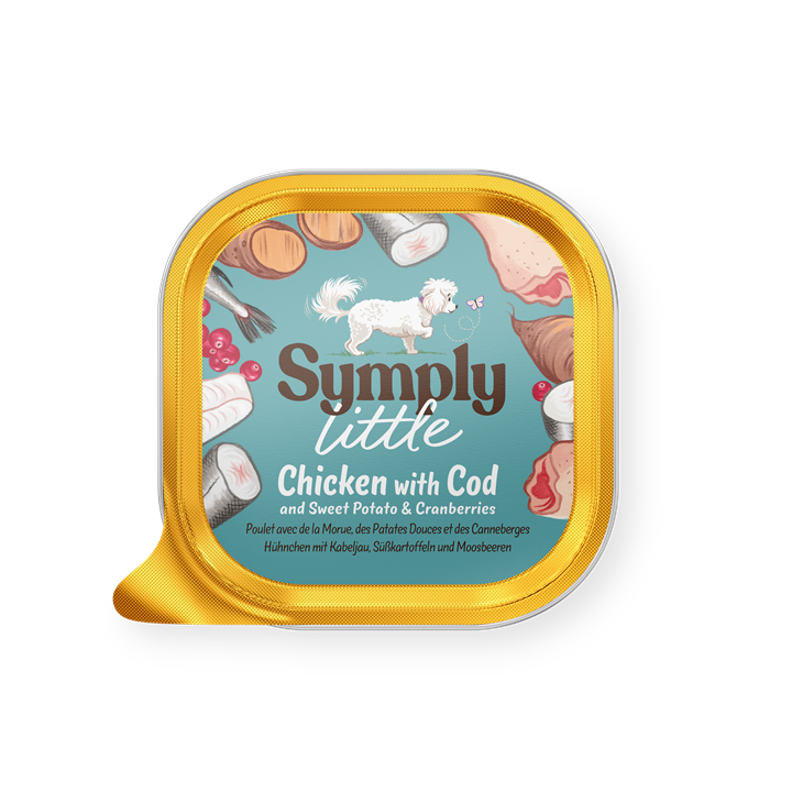 Symply Little Fresh Chicken & Cod  Wet Dog Food 100g