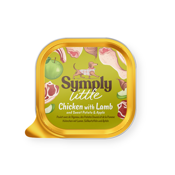 Symply Little Fresh Chicken & Lamb Wet Dog Food 100g