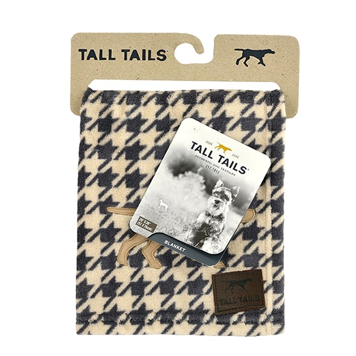 Tall Tails Houndstooth Pet Fleece Blanket