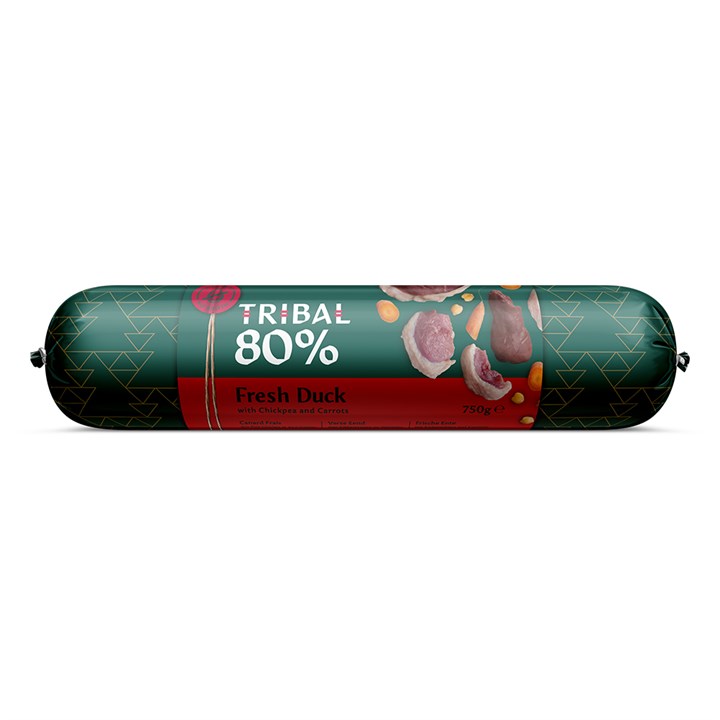 Tribal 80% Gourmet Duck Sausage Wet Dog Food