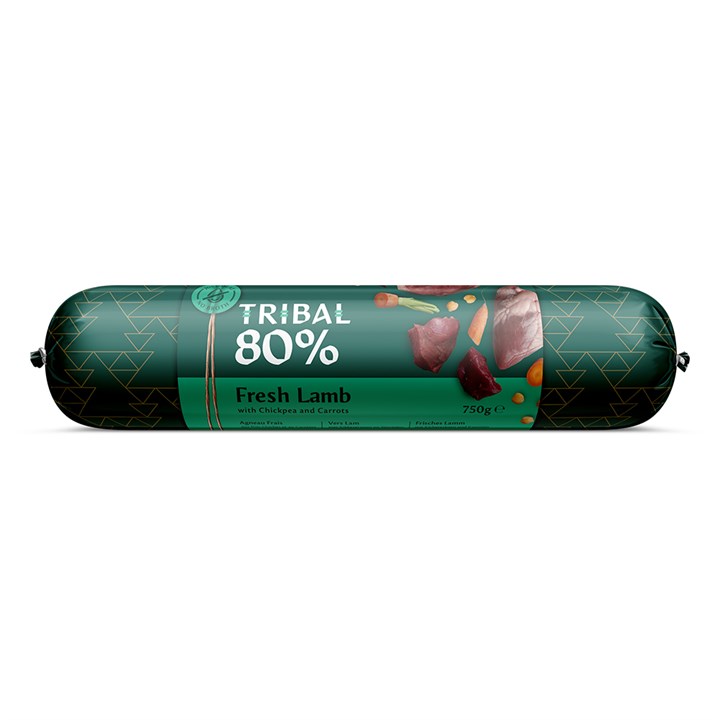 Tribal 80% Gourmet Lamb Sausage Wet Dog Food