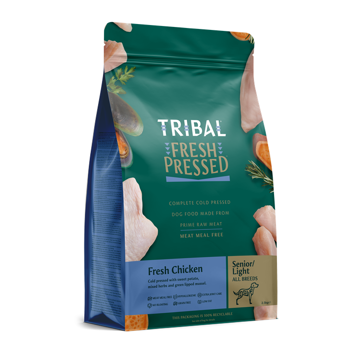 Tribal Cold Pressed Chicken Senior/Light Dry Dog Food