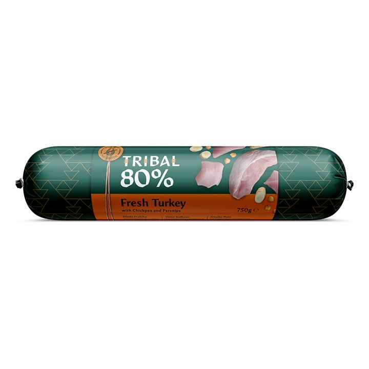 Tribal 80% Gourmet Turkey Sausage Wet Dog Food