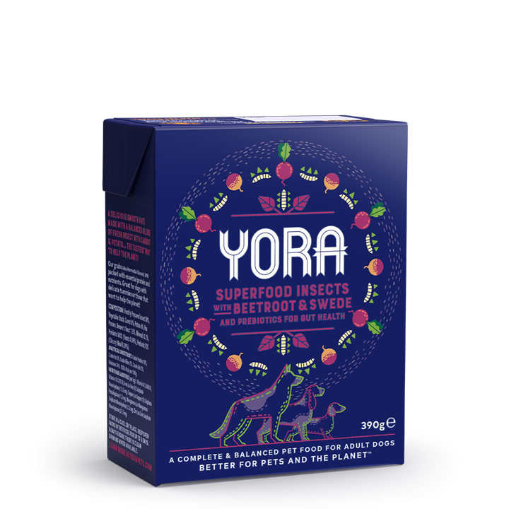 Yora Insect Protein Pâté with Beetroot and Swede for Dogs