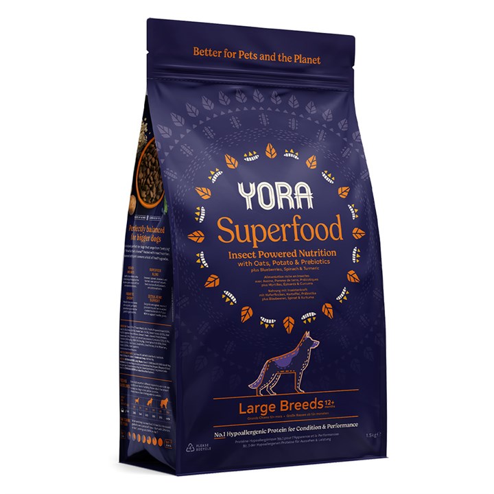 Yora Insect Protein Large Breed Dry Dog Food