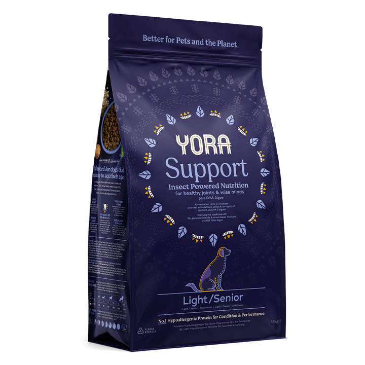 Yora Insect Protein Light / Senior Dry Dog Food